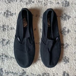 Black Slip On Vans